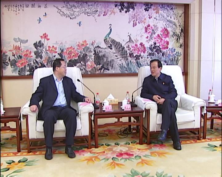 许昌市胡五岳市长会见北京市租赁行业协会张巨光会长等